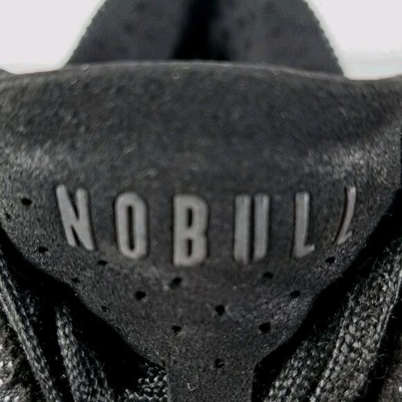 Nobull Outwork Edge Impact Strength Training Shoes Womens 8.5 Black Gum Sneakers - Picture 4 of 15